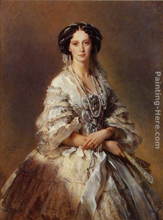 The Empress Maria Alexandrovna of Russia painting - Franz Xavier Winterhalter The Empress Maria Alexandrovna of Russia art painting